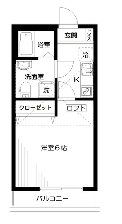 NSGATEつつじヶ丘 1階階 間取り