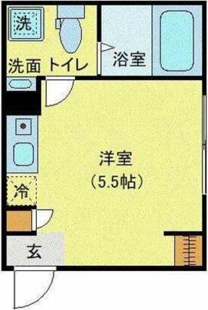 EPICER柴又(ワンルーム/2階)の間取り写真