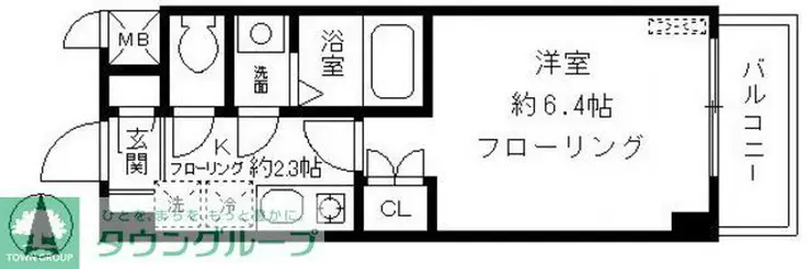 カリスヤマガ 5階階 間取り