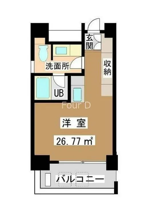 マリンベルコート 9階階 間取り