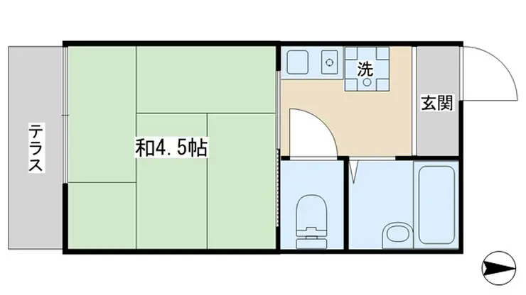 ミエハウス 1階階 間取り