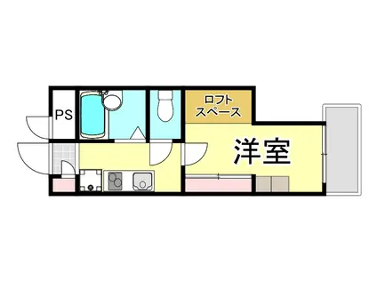 レオパレスル・コントワールII(1K/2階)の間取り写真