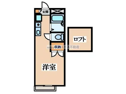 MITO(1K/1階)の間取り写真