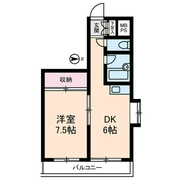 三桃マンション 2階階 間取り