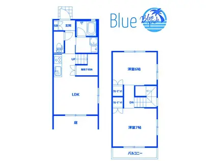 カーサブライトサンズ(2LDK/1階)の間取り写真