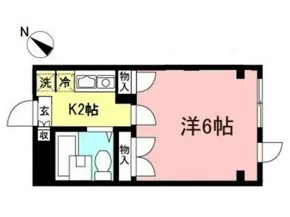 グレース・アイ(1K/B1階)の間取り写真