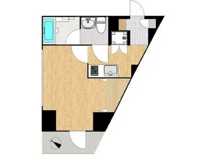 ブライズ駒澤(1K/9階)の間取り写真