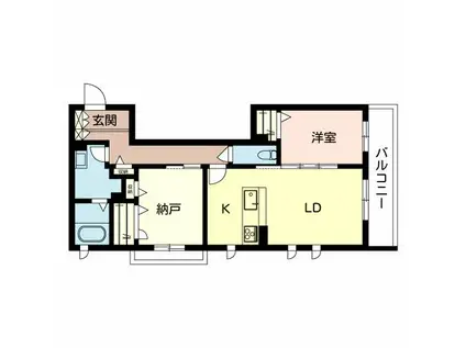 SHAMAISON VERDE(2LDK/2階)の間取り写真