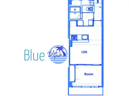 リラフォート由比ガ浜(1LDK/3階)の間取り写真
