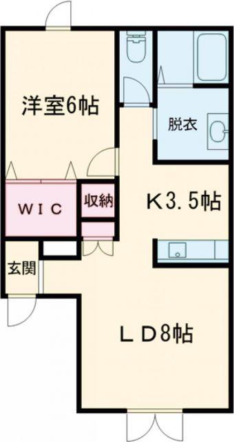 NEXT21-B(1LDK/1階)の間取り写真