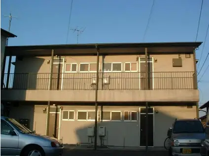 グリーンアパートB(2DK/1階)の外観写真