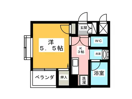 アーバンステージ町田(1K/1階)の間取り写真