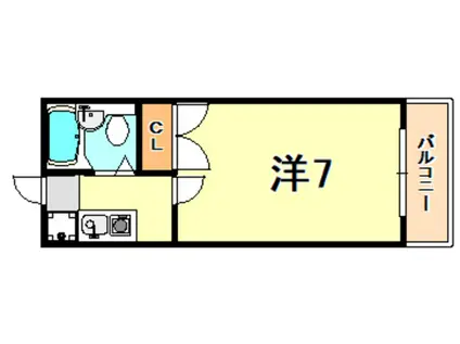 NTB-2(1K/5階)の間取り写真
