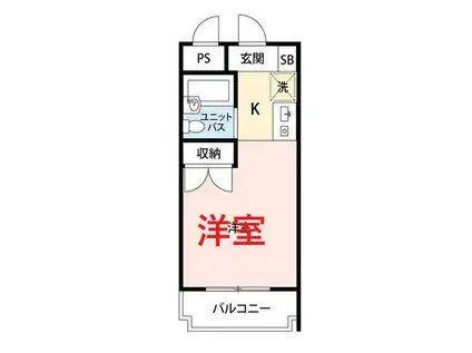 マイナビSTAYパレス川崎(ワンルーム/2階)の間取り写真