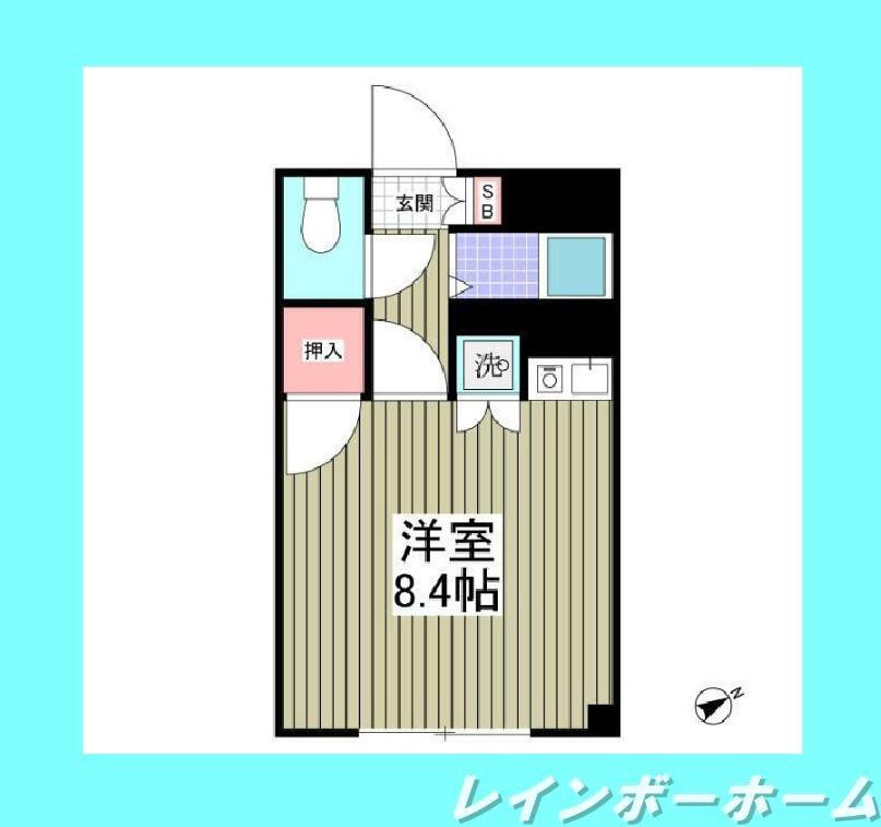 エスポワールトミタ(ワンルーム/2階)の間取り写真