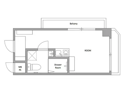 日神パレステージ大森第2(1K/3階)の間取り写真