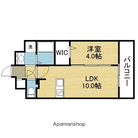 ミラージュパレス天王寺堀越町(1LDK/3階)の間取り写真
