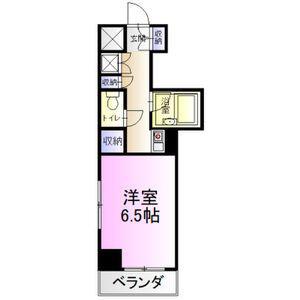 エトワール宇都宮第一(1K/6階)の間取り写真