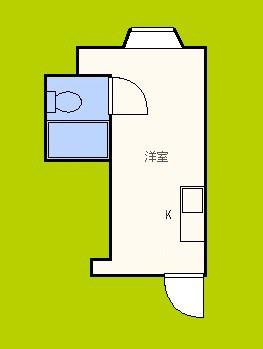 ラパンジール都島(ワンルーム/3階)の間取り写真