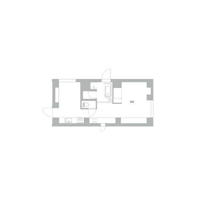 天神町PLACE(ワンルーム/5階)の間取り写真