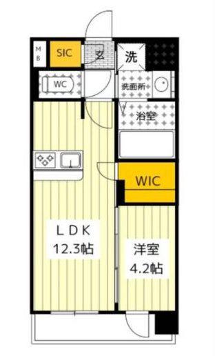 CERESDAIMON(1LDK/2階)の間取り写真