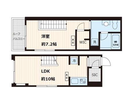 フレア本郷(1LDK/4階)の間取り写真