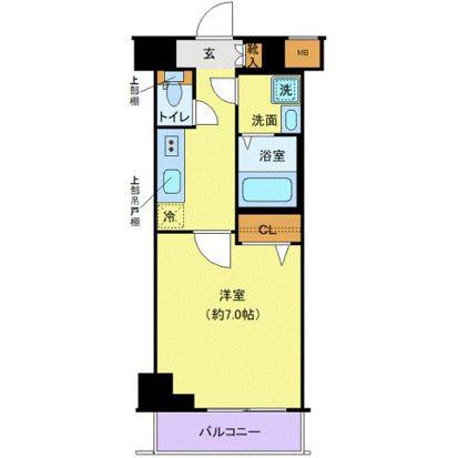 クレヴィスタ板橋本町(1K/5階)の間取り写真