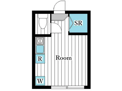 TM川崎大師(ワンルーム/2階)の間取り写真