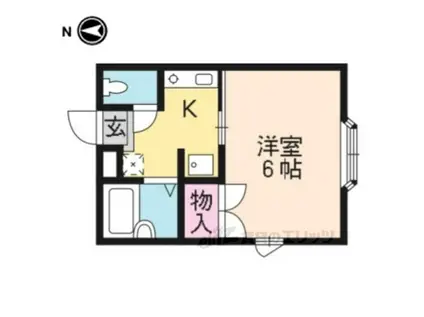 小華マンション(1K/3階)の間取り写真