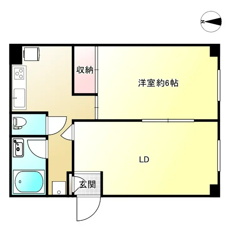 五反田サンハイツ 11階階 間取り