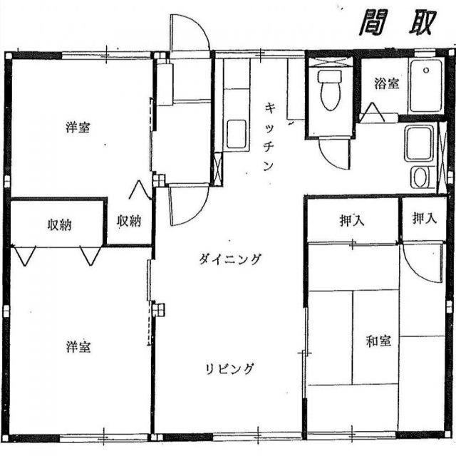 CHルモンド(3LDK/2階)の間取り写真