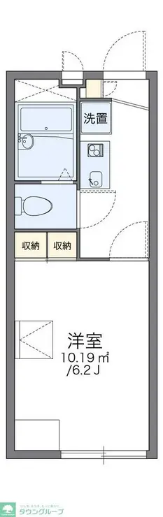 レオパレスJIMY 1階階 間取り