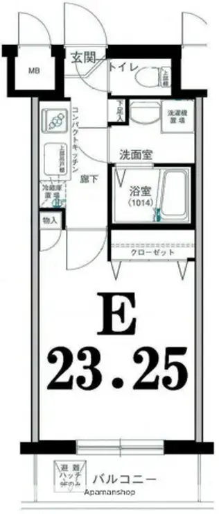 グリフィン・武蔵小杉弐番館 8階階 間取り