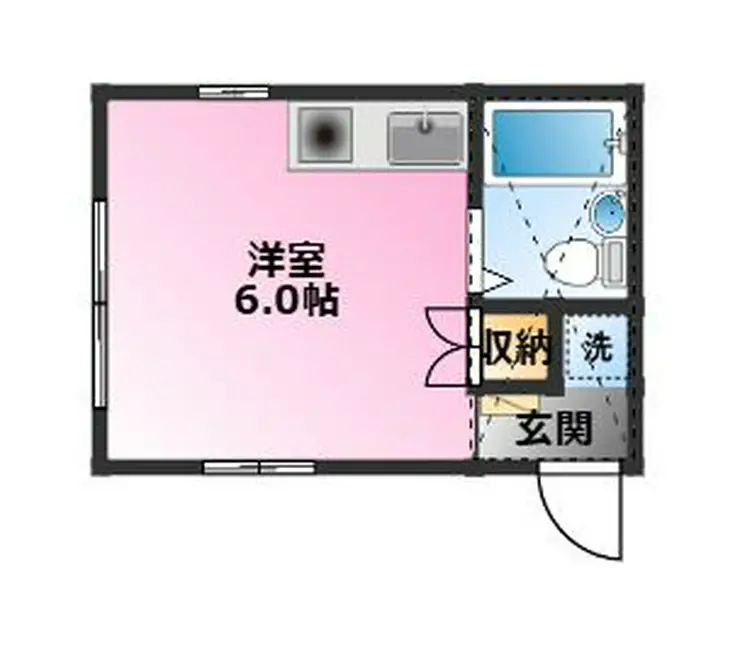 サンハイツ梶ヶ谷 2階階 間取り