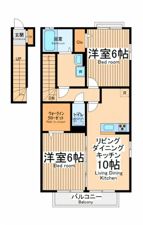 サンモール町田3 2階階 間取り