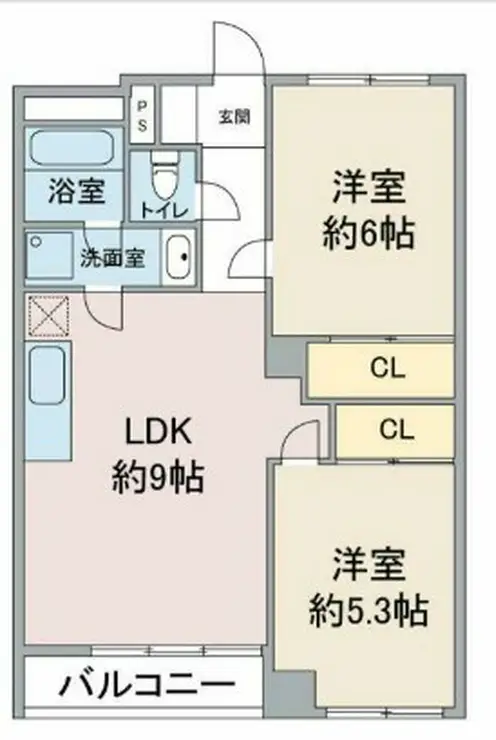 ダイサンコーポ並木 2階階 間取り