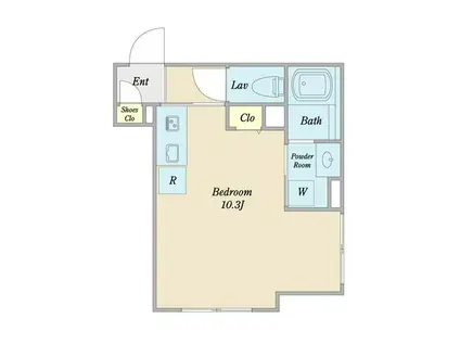 LUORE池下(ワンルーム/2階)の間取り写真