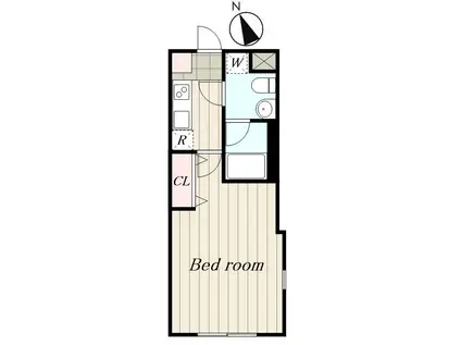 コンポジット要町(1K/3階)の間取り写真