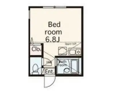 シティ上永谷(ワンルーム/1階)の間取り写真