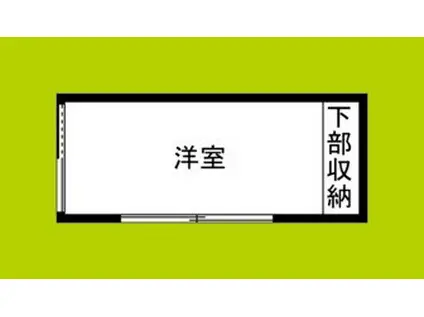 万葉ビル(ワンルーム/3階)の間取り写真