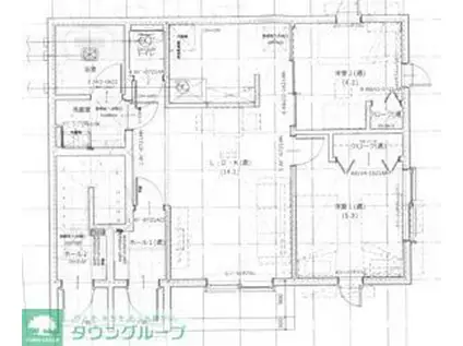 ノア マイレ(2LDK/1階)の間取り写真