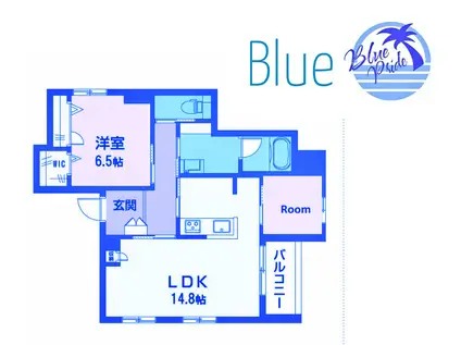 コンフォートF(2LDK/3階)の間取り写真