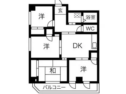 MOCO-06(4DK/10階)の間取り写真