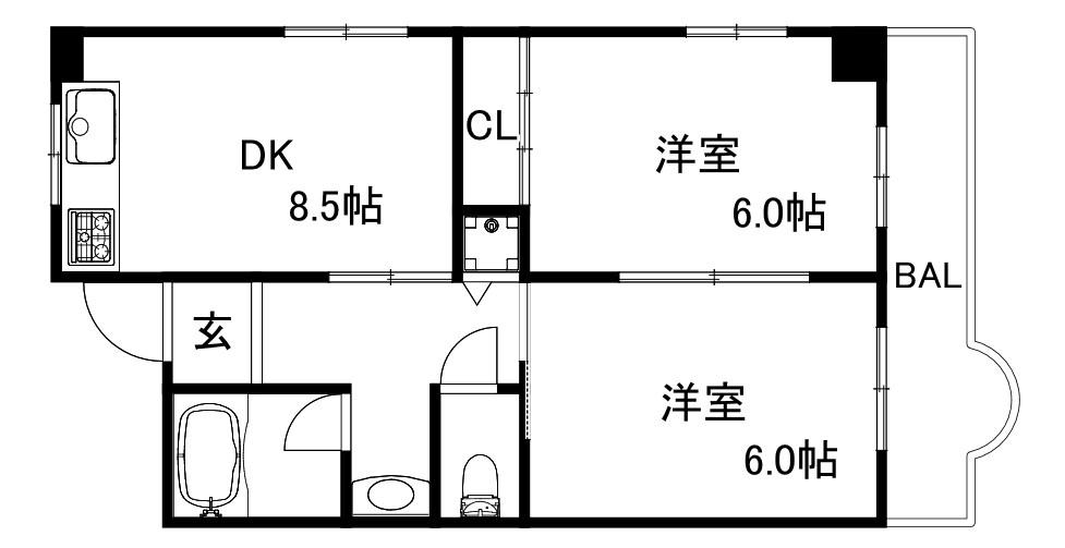 ラムール花山A棟