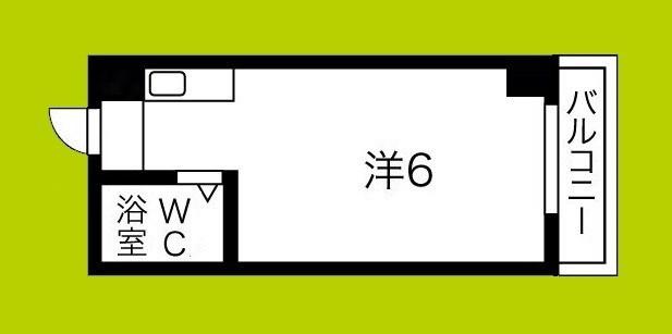 オーシャン今里(ワンルーム/7階)の間取り写真