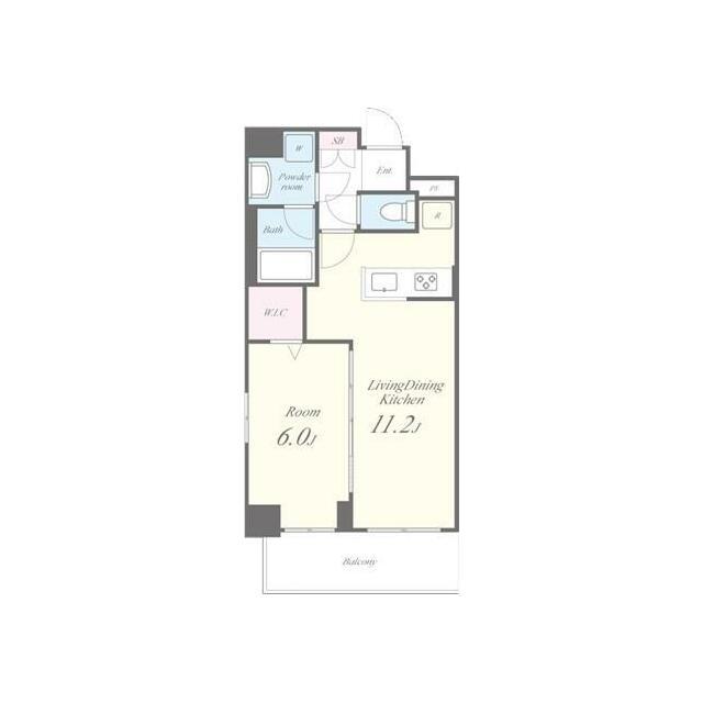 CASA GRANDE YK(1LDK/3階)の間取り写真