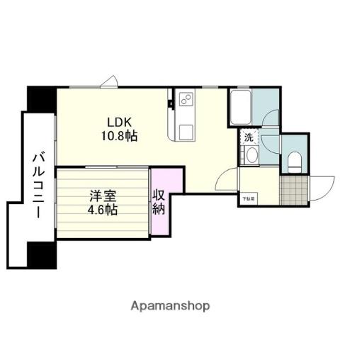 ARAHACHI FSERIES(1LDK/11階)の間取り写真