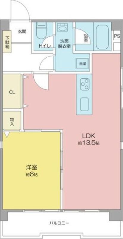 RESENCE SHIMIZU(1LDK/2階)の間取り写真