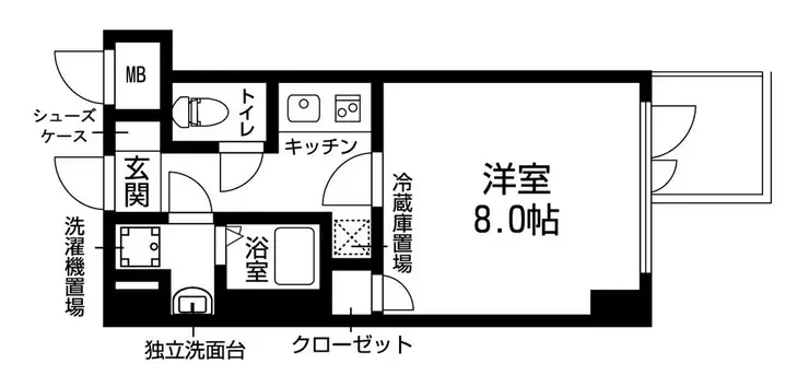 RISING STAGE 1階階 間取り