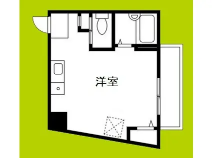 サンクレスト都島(ワンルーム/3階)の間取り写真